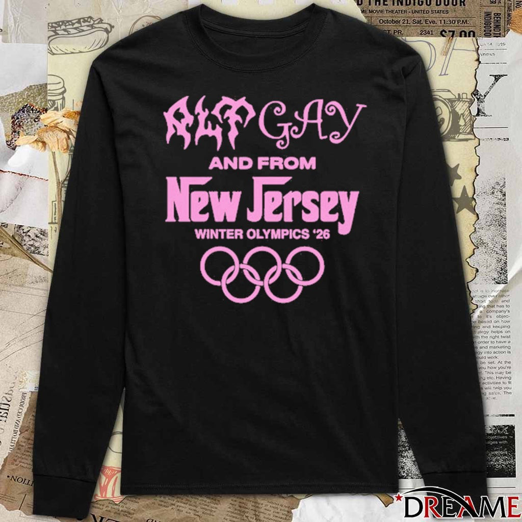 Alt Gay And From New Jersey Winter Olympics ’26 t-shirt