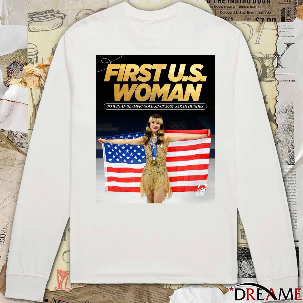 Alysa Liu First U.S. Woman To Win An Olympic Gold Since 2002 Sarah Hughes t-shirt