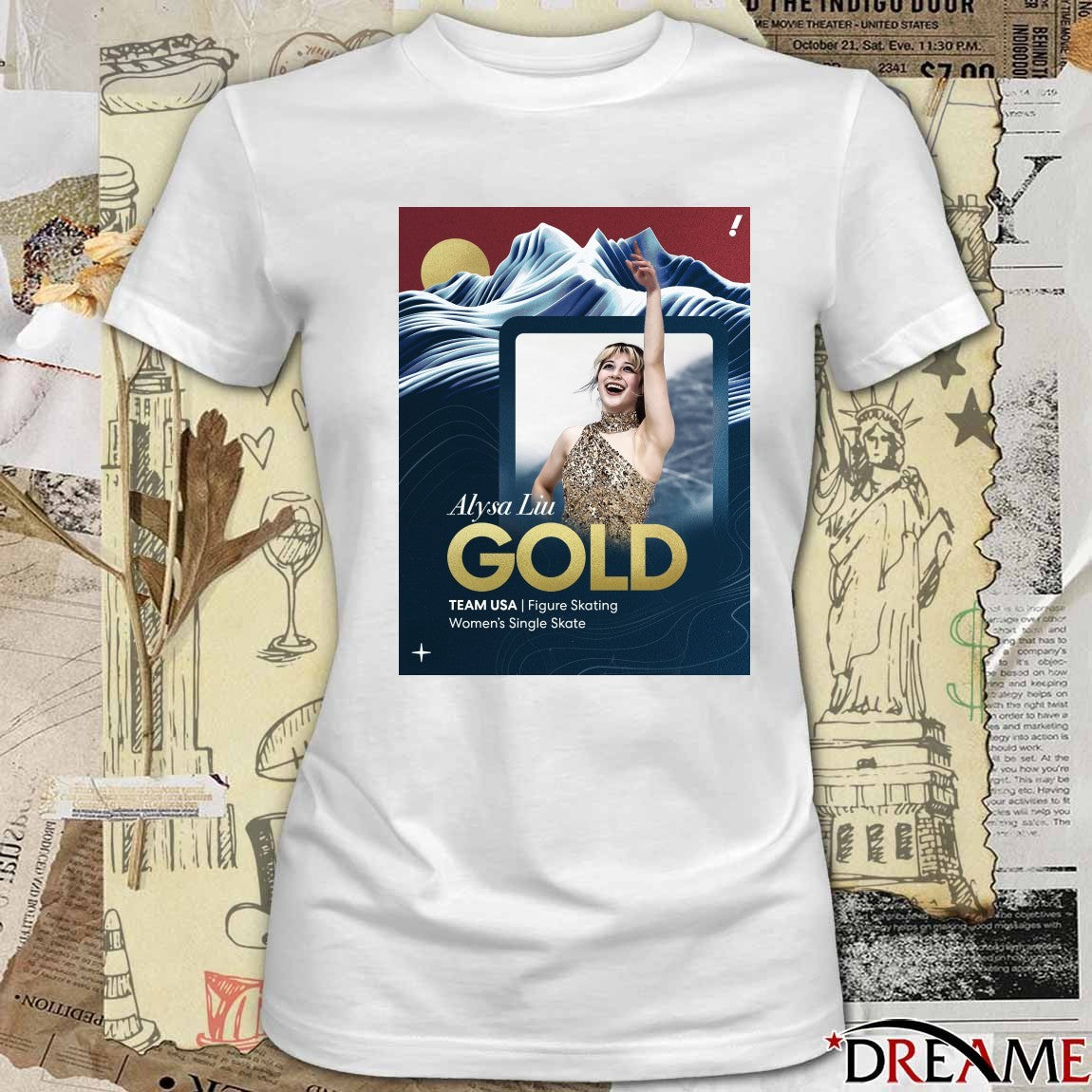 Alysa Liu GOLD Medal TEAM USA Figure Skating Women’s Single Skate t-shirt