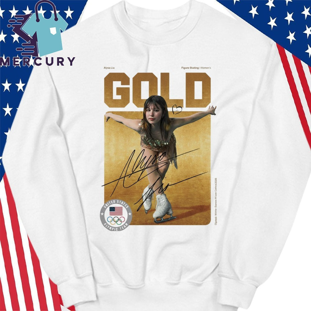 Alysa Liu Olympic Gold 2026 Women’s Figure Skating Champion Signature Shirt