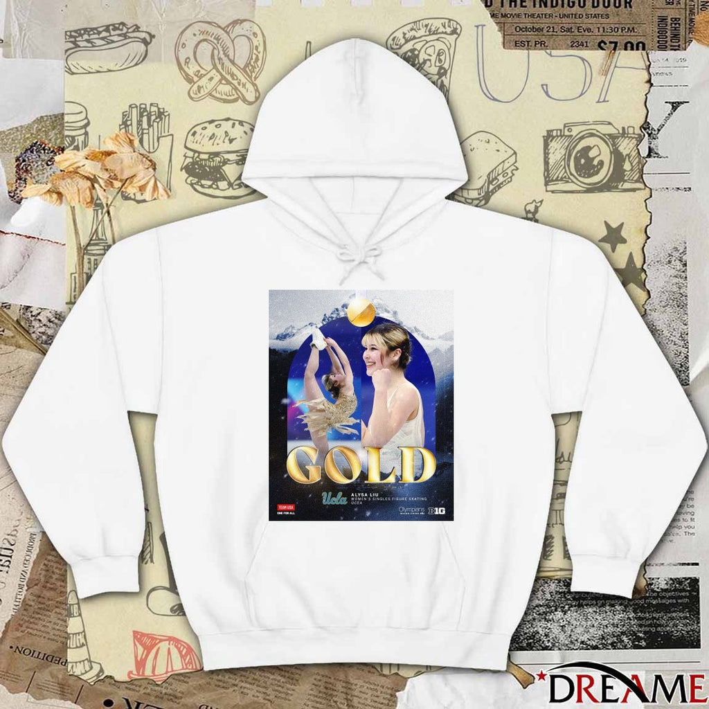 Alysa Liu Women’s Singles Figure Skating UCLA Gold Medals t-shirt