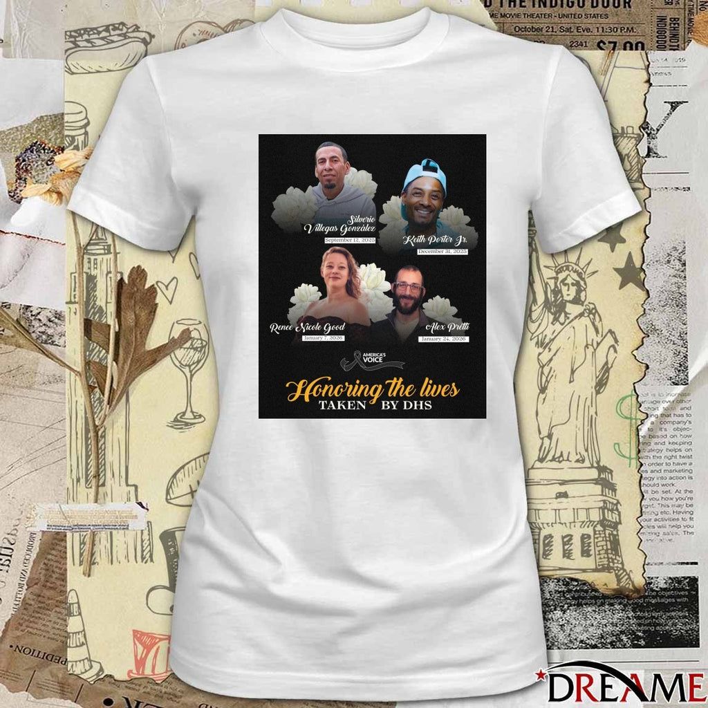 America’s Voice Honoring The Lives Taken By DHS Poster t-shirt