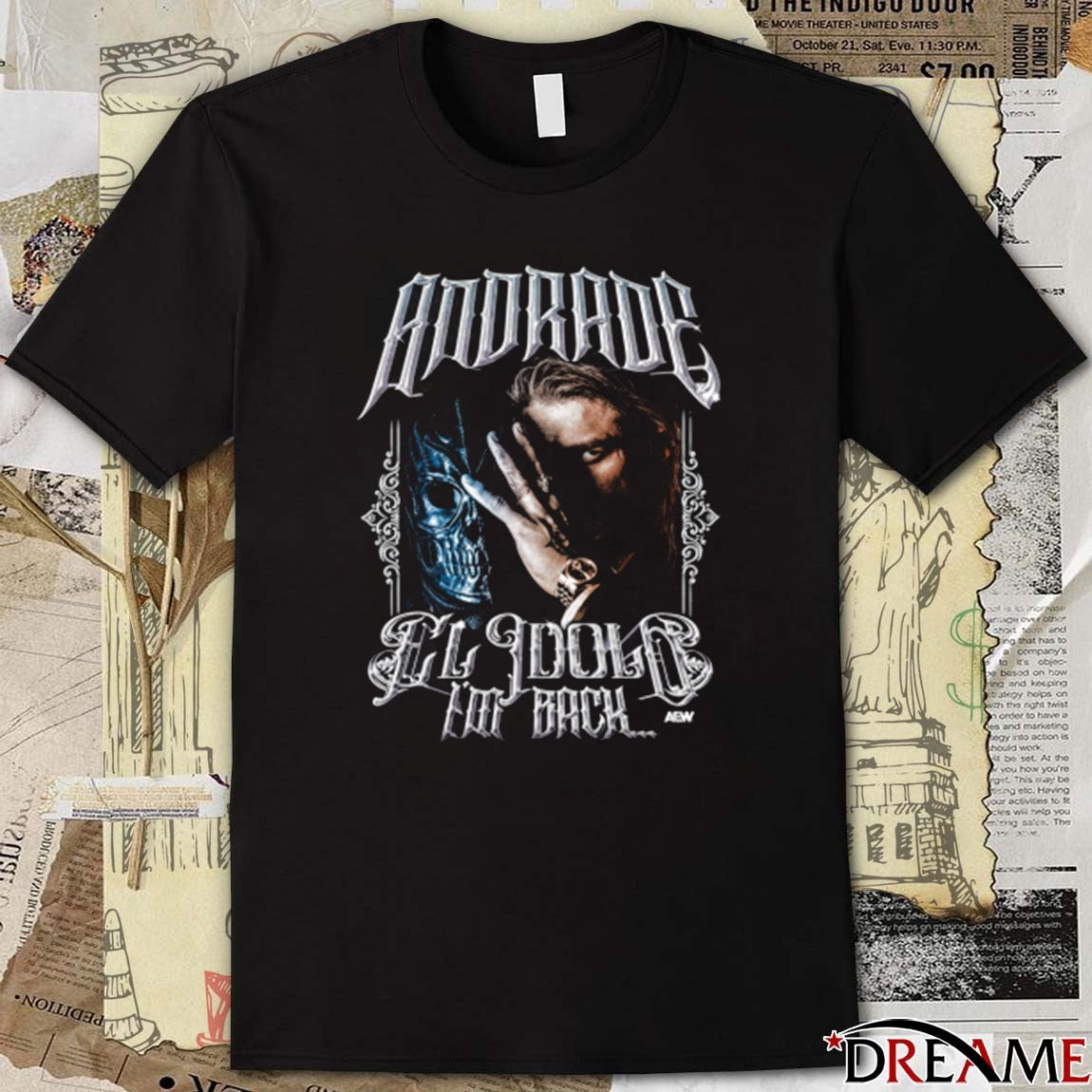 Andrade El Idolo – Return of El Idolo AEW t-shirt