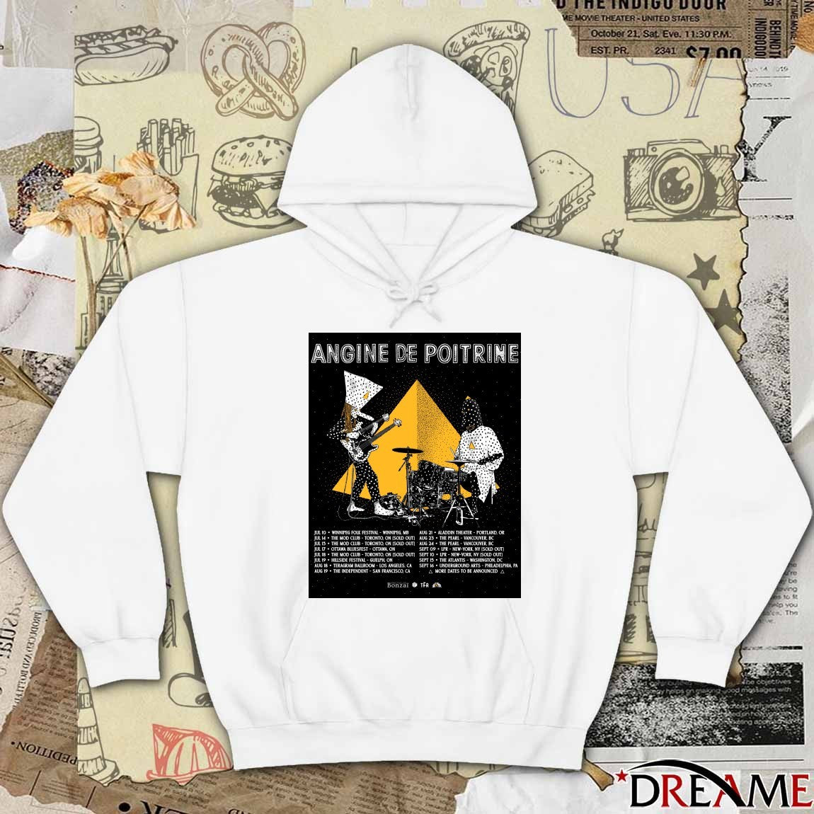 Angine De Poitrine Scheduled For The Summer And Fall Of 2026 Poster t-shirt