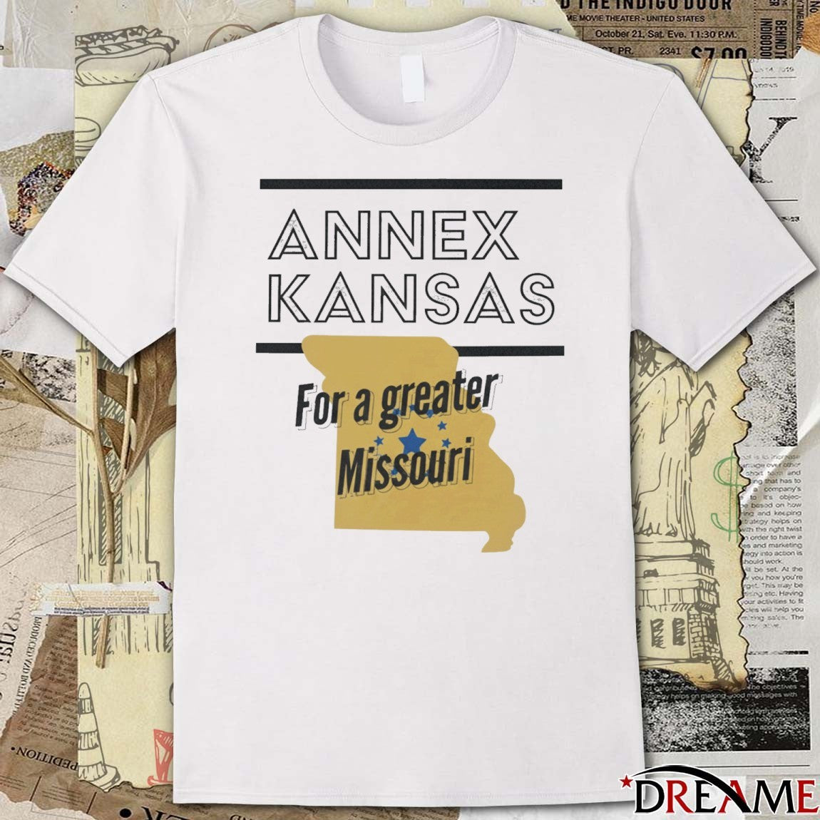 Annex Kansas For A Greater Missouri 2025 t-shirt