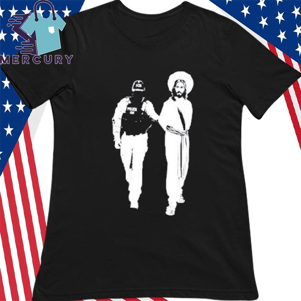Anti Ice Jesus Arrested Parody Shirt