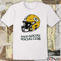 Anti Social Social Club x Green Bay Packers Impact Helmet t-shirt