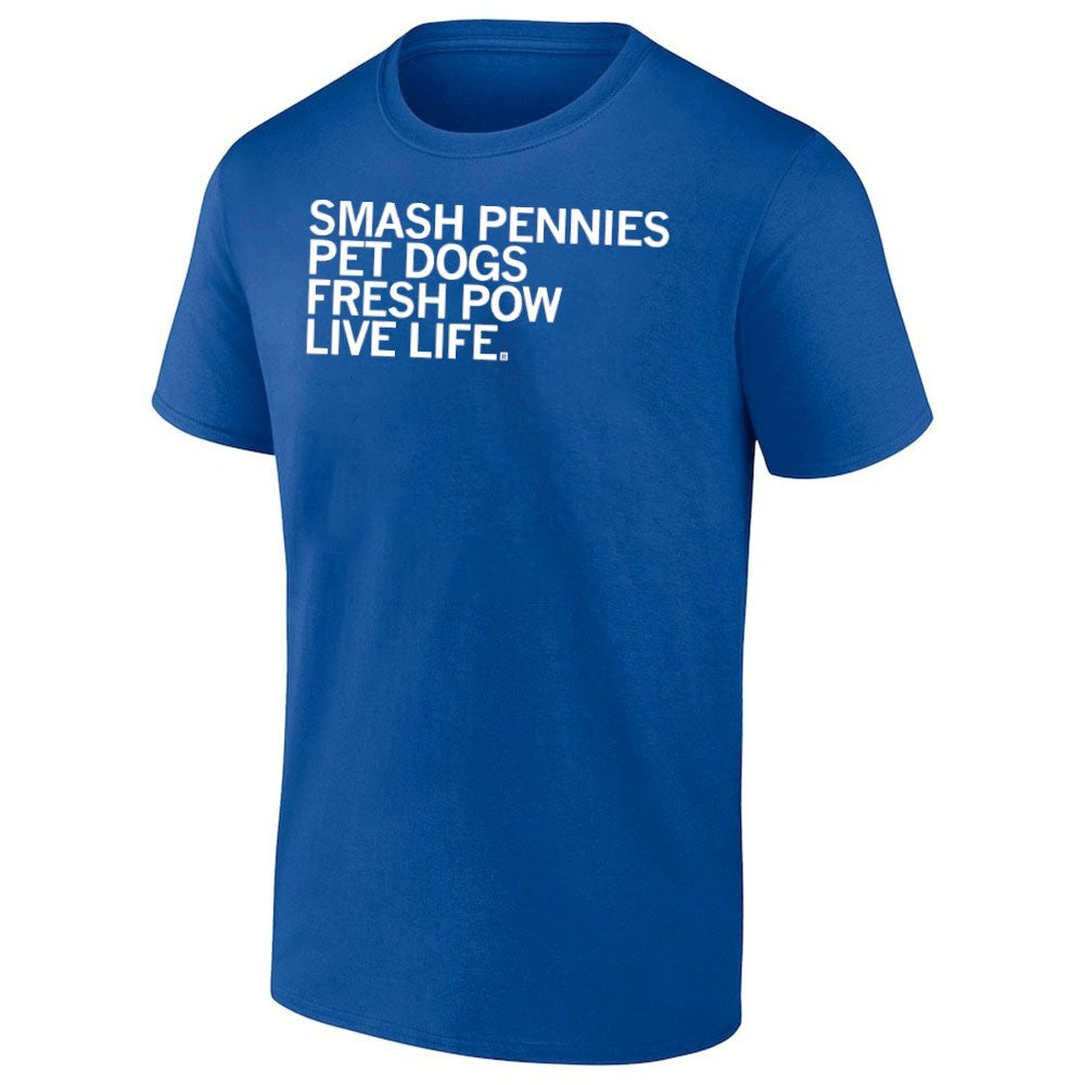 April Verlo Smash Pennies Pet Dogs Fresh Pow Live Life Shirt