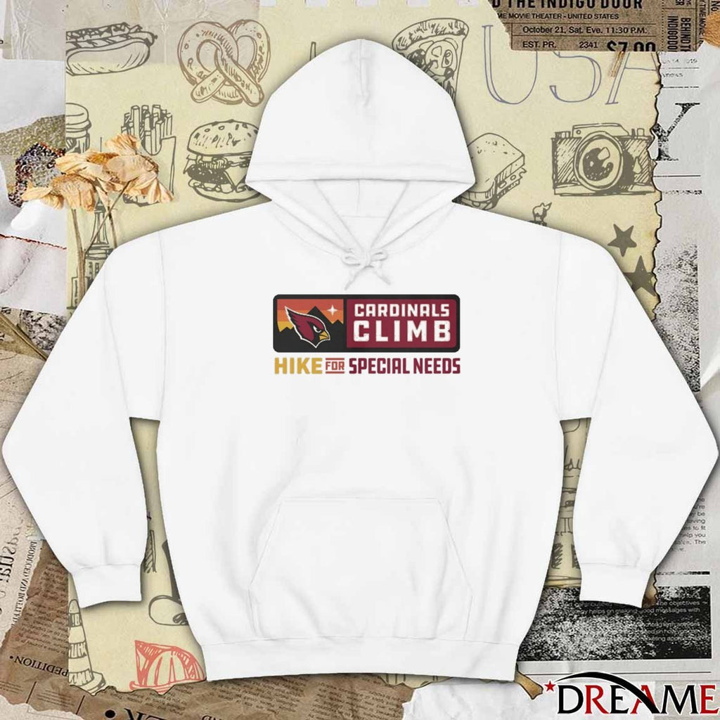 Arizona Cardinals Climb Hike For Special Needs 2025 t-shirt