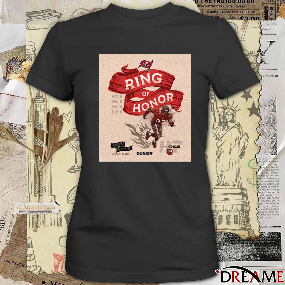 Arizona Cardinals Vs Tampa Bay Buccaneers Ring of Honor November 30, 2025 Poster t-shirt
