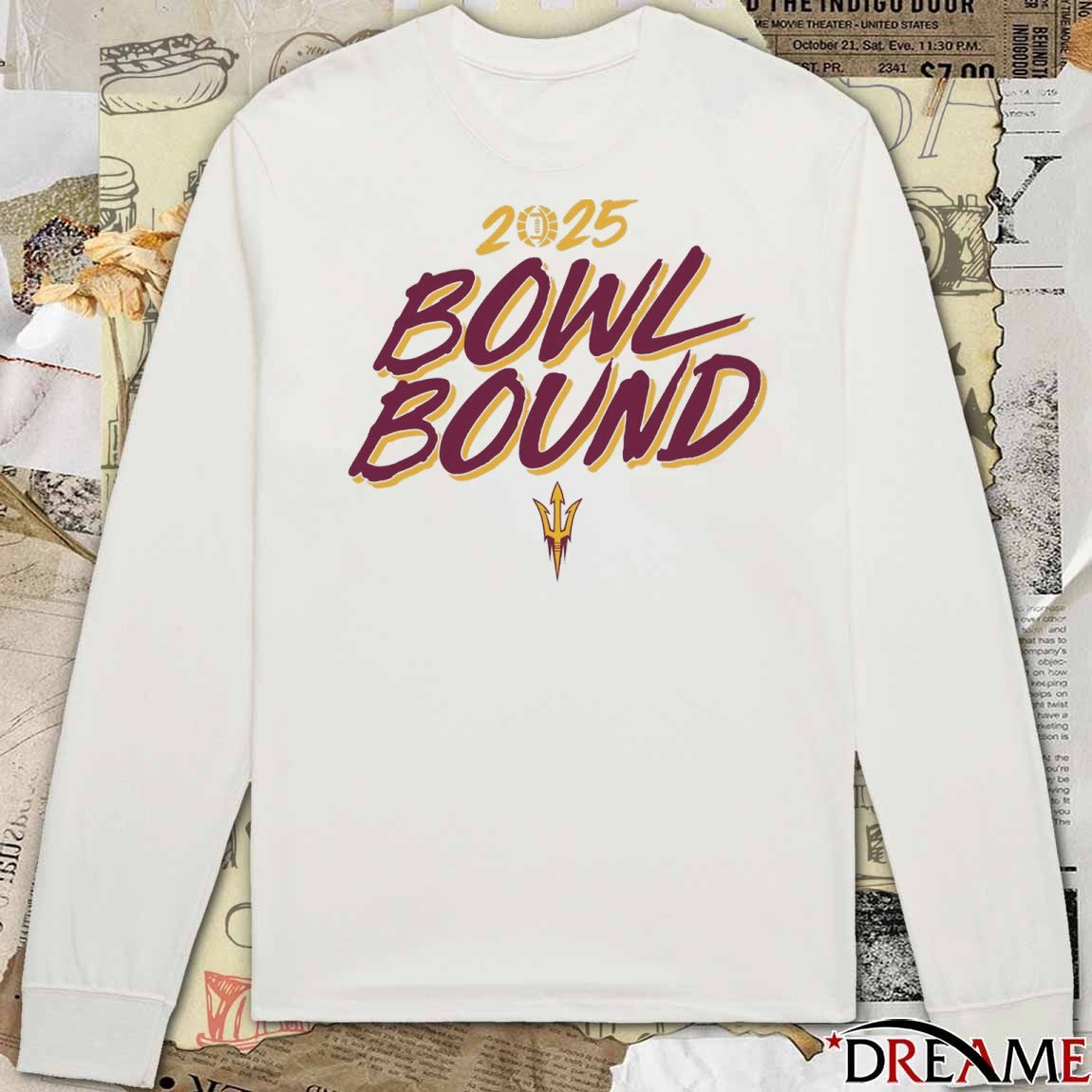 Arizona State Sun Devils Football NCAA 2025 Bowl Bound t-shirt