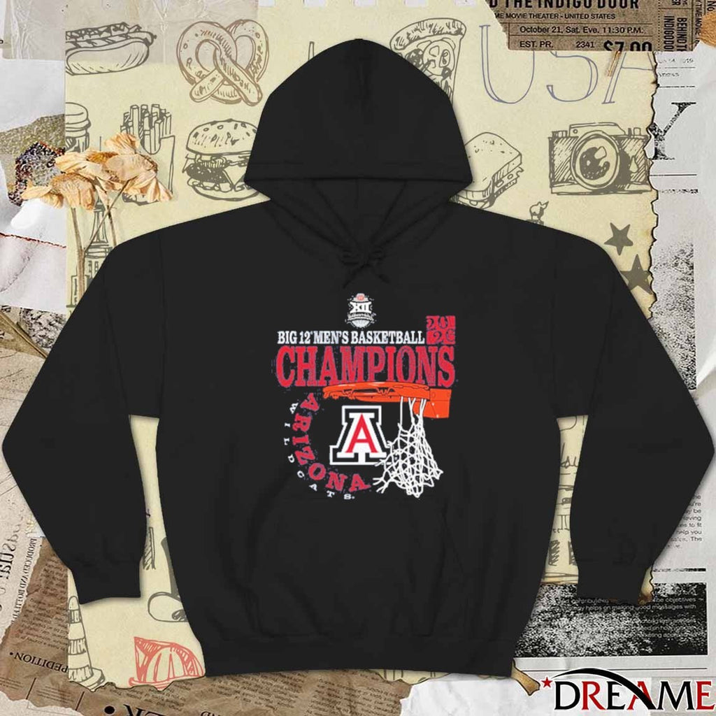 Arizona Wildcats 2026 Big 12 Men’s Basketball Conference Tournament Champions t-shirt