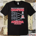 Arizona Wildcats 2026 Big 12 Men’s Basketball Tournament Champs t-shirt