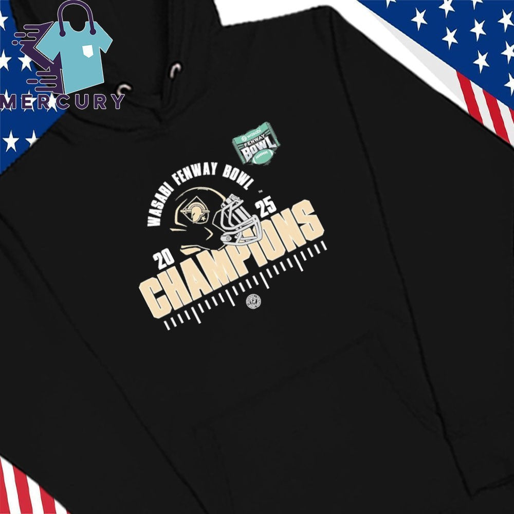 Army Black Knights 2025 NCAA Football Wasabi Fenway Bowl Champions Shirt
