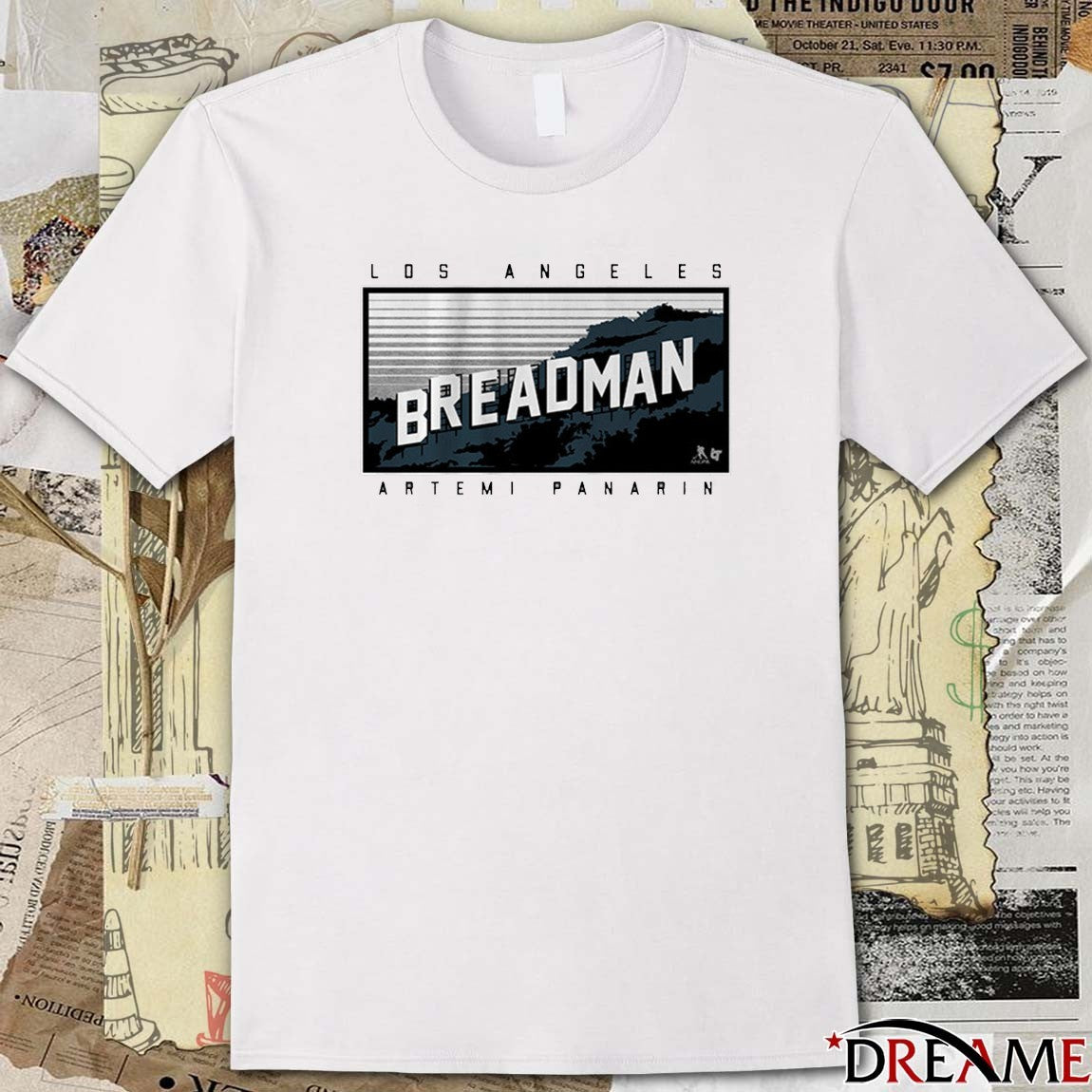 Artemi Panarin Los Angeles Kings Hockey Breadman Sign t-shirt