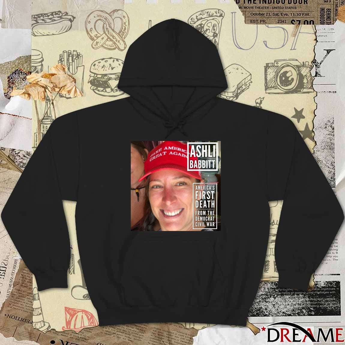 Ashli Babbitt America’s First Death From The Democrat Civil War t-shirt