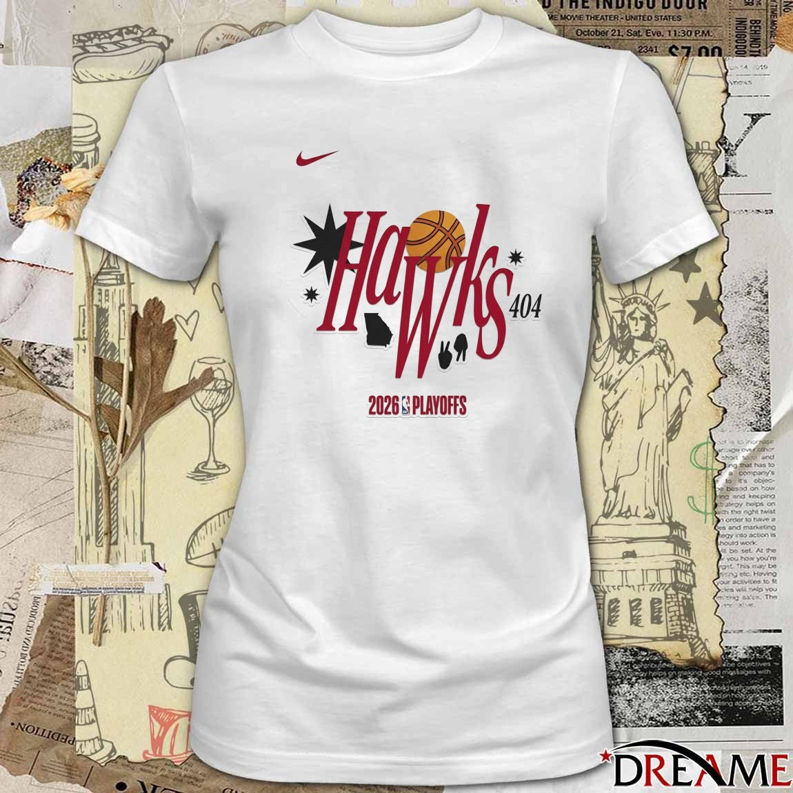 Atlanta Hawks 2026 NBA Playoffs Men’s Basketball True To Atlanta t-shirt