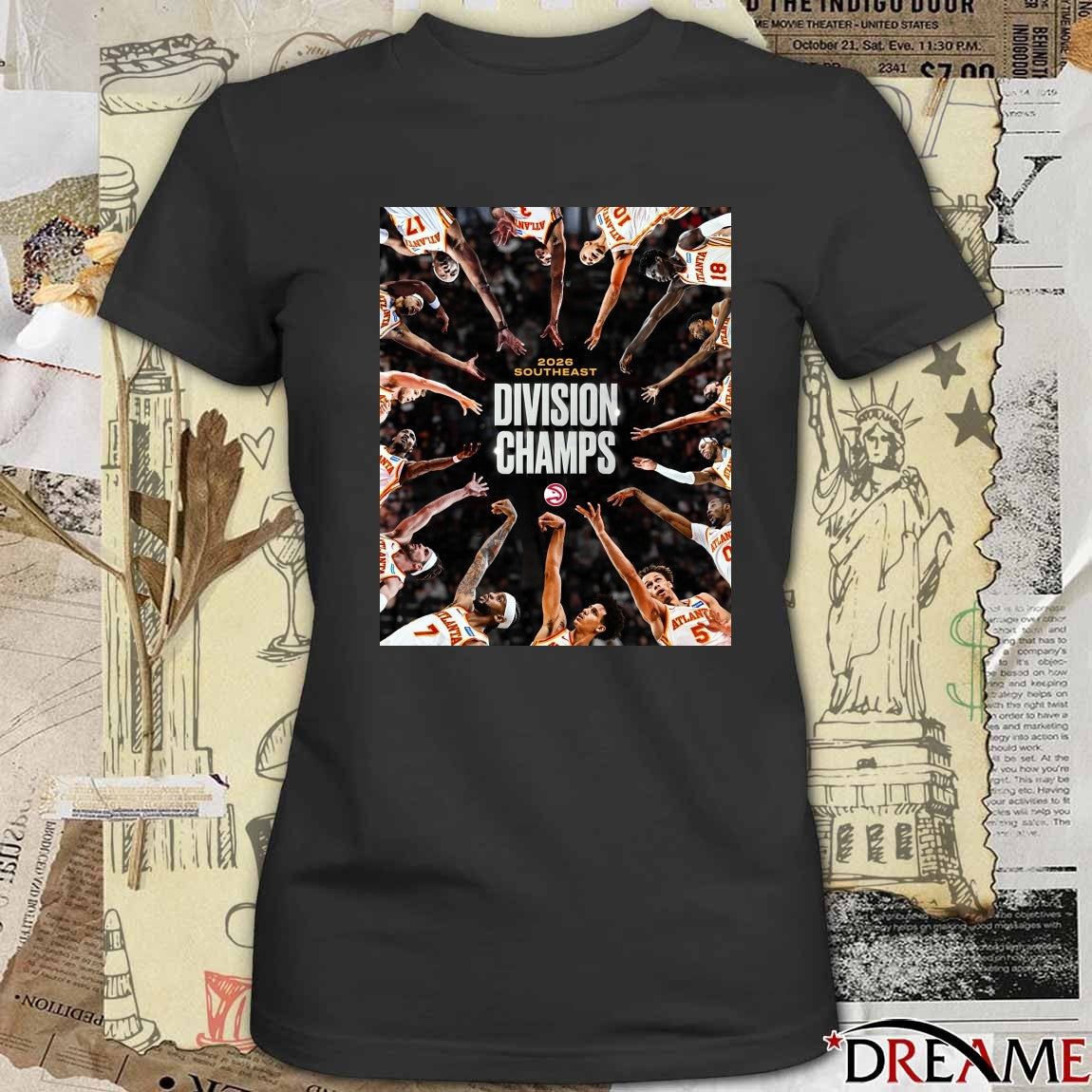 Atlanta Hawks 2026 NBA Playoffs Southeast Division Champs Poster t-shirt