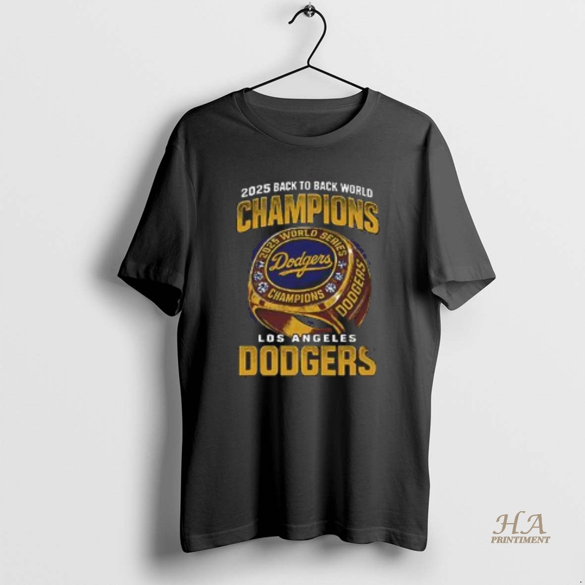 Official Awesome 2025 Back To Back World Champions Los Angeles Dodgers Ring