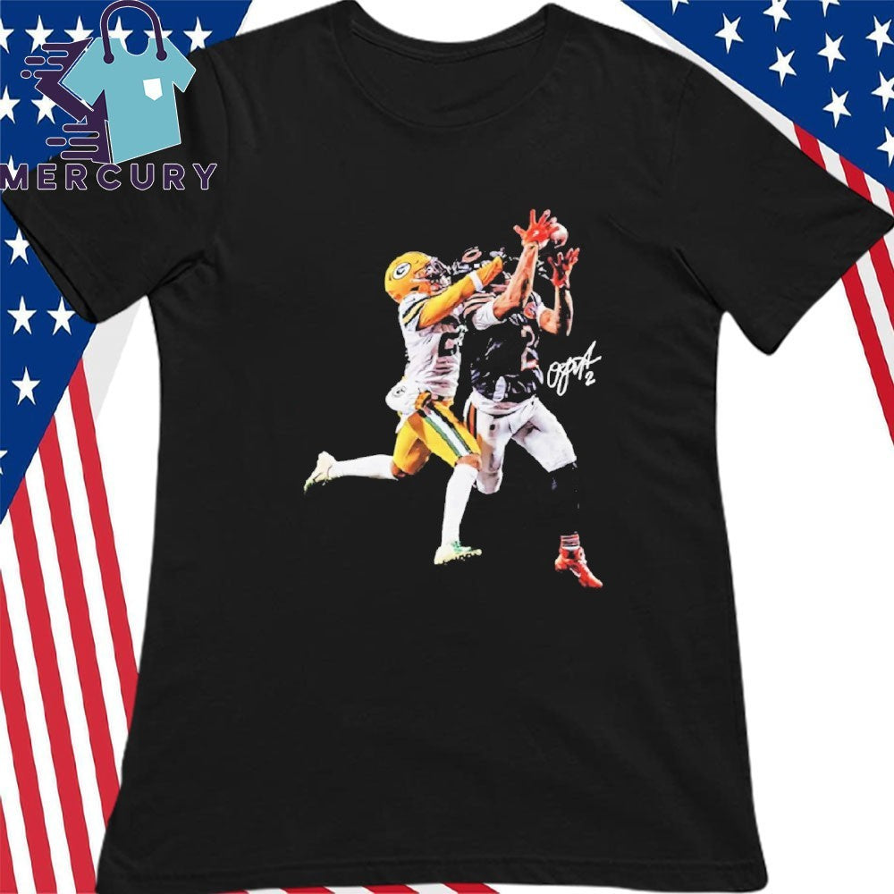 Ayo Dosunmu DJ Moore Game Winning TD Signature Shirt