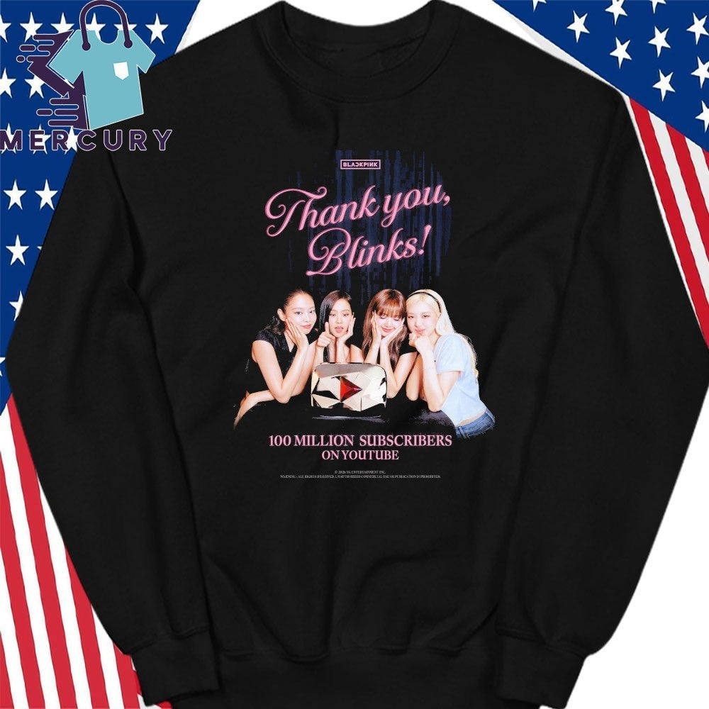 BLACKPINK Red Diamond Creator Award for surpassing 100 million subscribers on YouTube Shirt