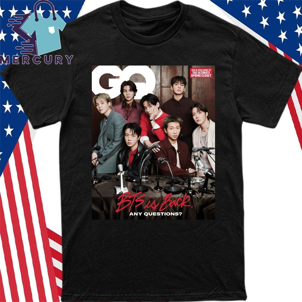BTS GQ Korean Cover Poster BTS Is Back 2026 Shirt