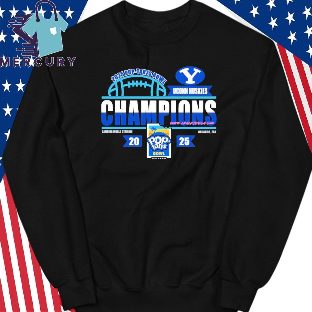 BYU Cougars 2025 Pop-Tarts Bowl Champions At Camping World Stadium On December 27 Locker Room Shirt