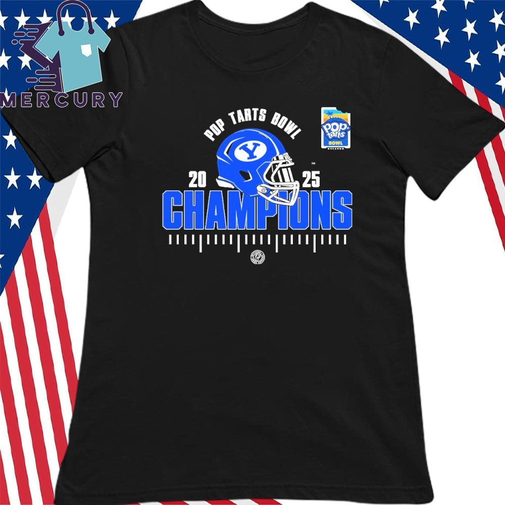 BYU Cougars 2025 Pop Tarts Bowl Champions NCAA Football Shirt