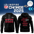 Baltimore Ravens x Inspire Change 2025 Hoodie
