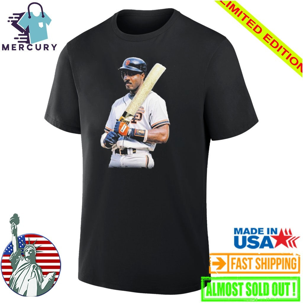 Barry Bonds Wielding A Cannabis Joint Bat Shirt