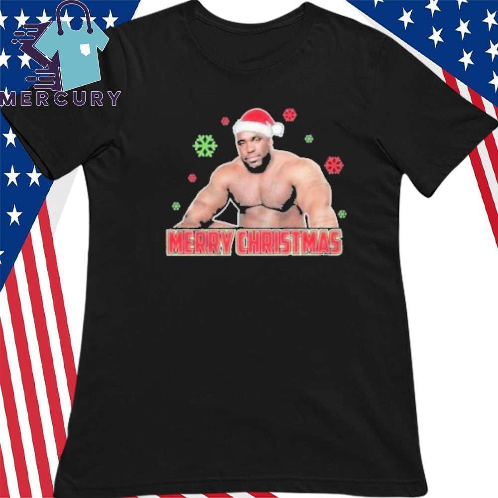 Barry Wood Meme Well Endowed Man Santa Hat Shirt