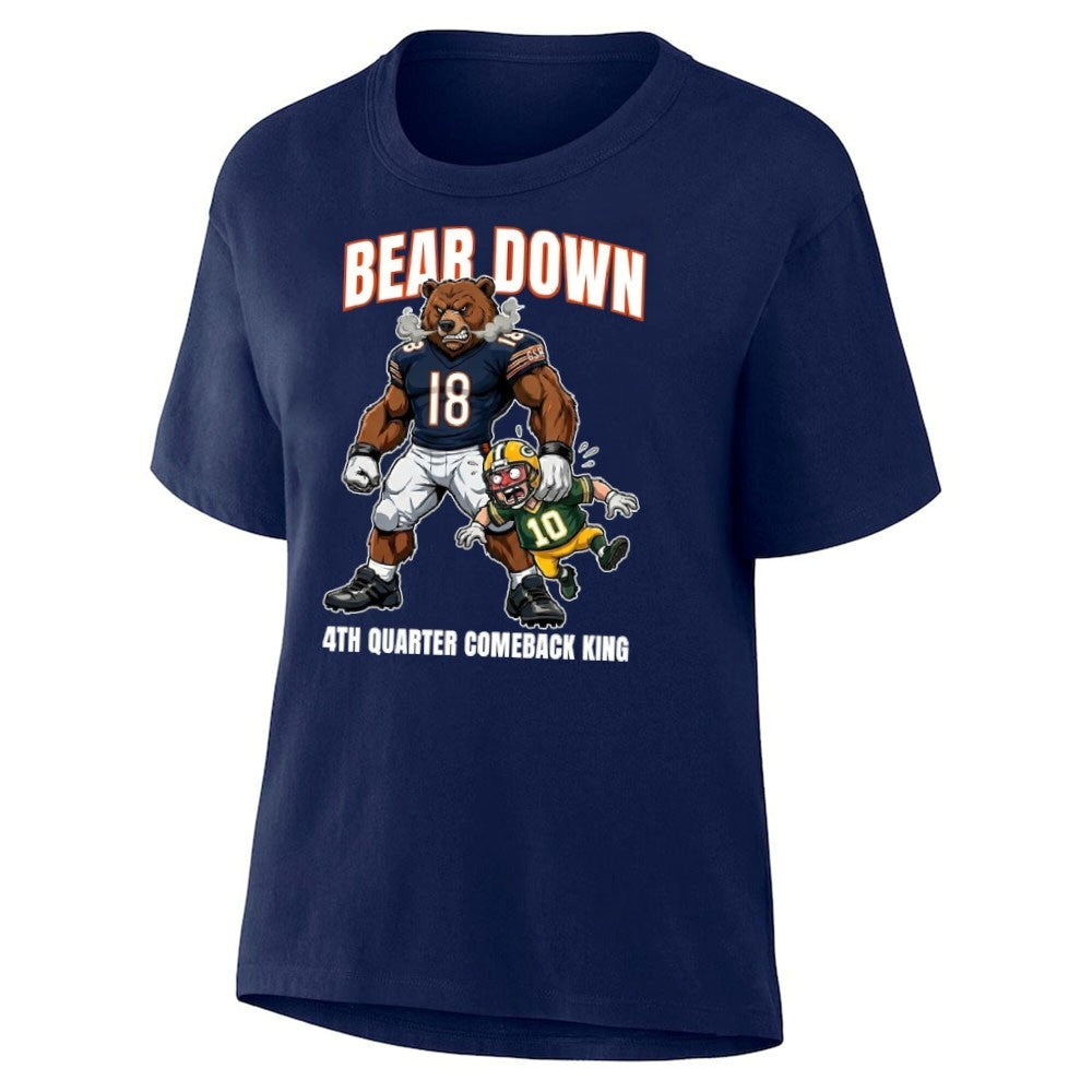 Bear Down 4th Quarter Comeback King Chicago Beat Green Bay Shirt