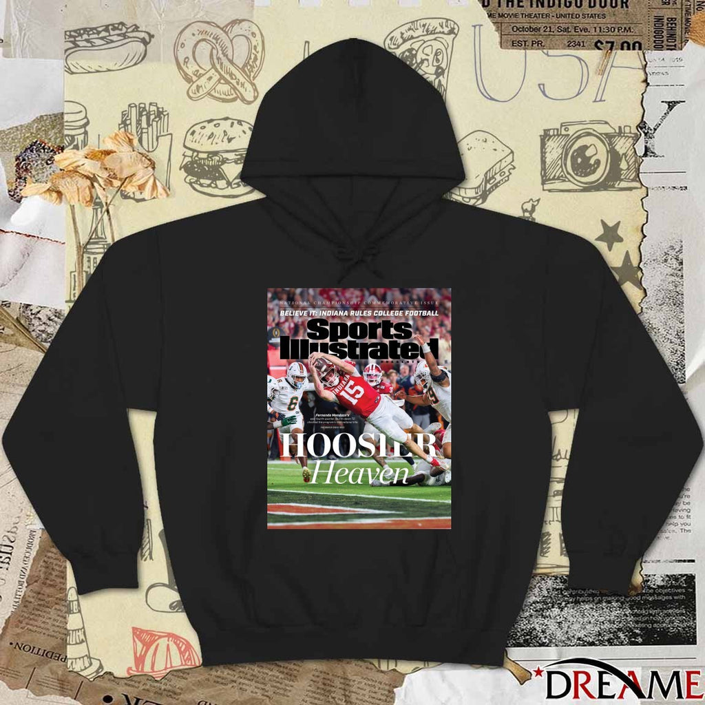Believe It Indiana Rules College Football Sports Illustrated Fernando Mendoza Hoosier Heaven Poster t-shirt