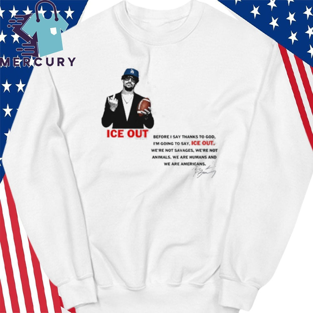 Benito Immigration Rights Graphic Shirt ICE Out