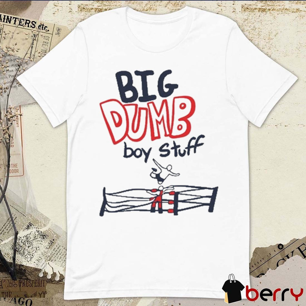 Big Dumb Boy Stuff Wrestlers Graphic t-shirt