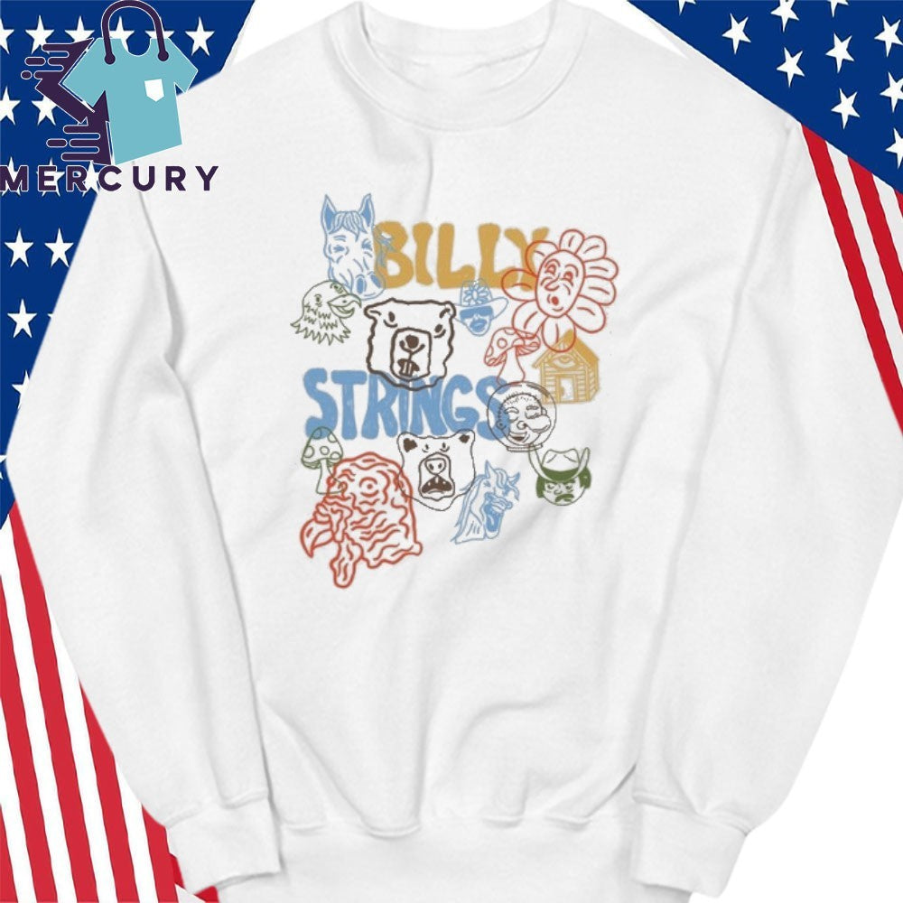 Billy Strings 2026 Winter Tour Characters Shirt