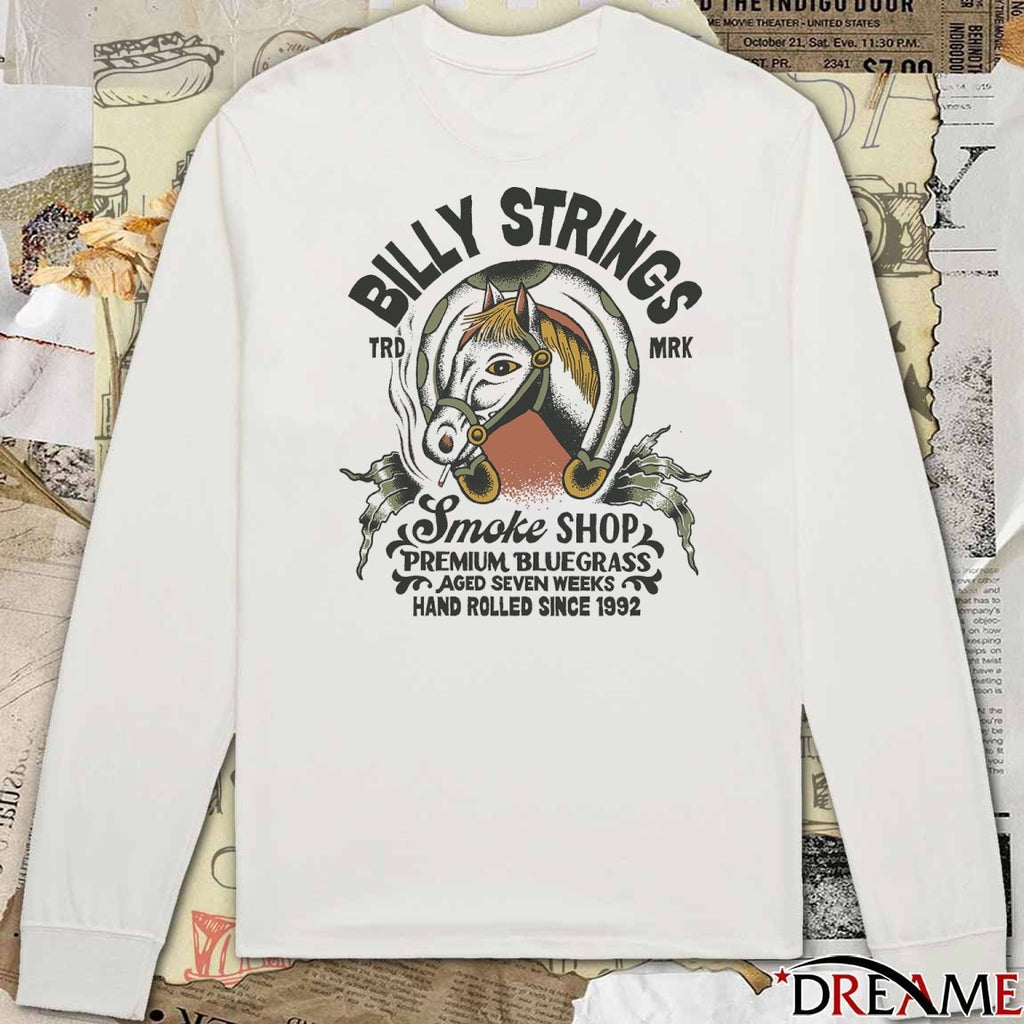 Billy Strings 2026 Winter Tour Smoke Shop Premium Blue Grass Aged Seven Weeks t-shirt