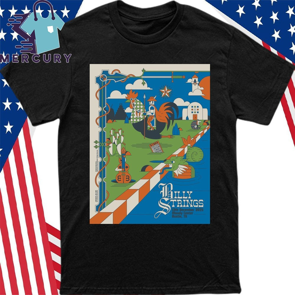 Billy Strings Dec 13 2025 Moody Center Austin TX Poster Shirt