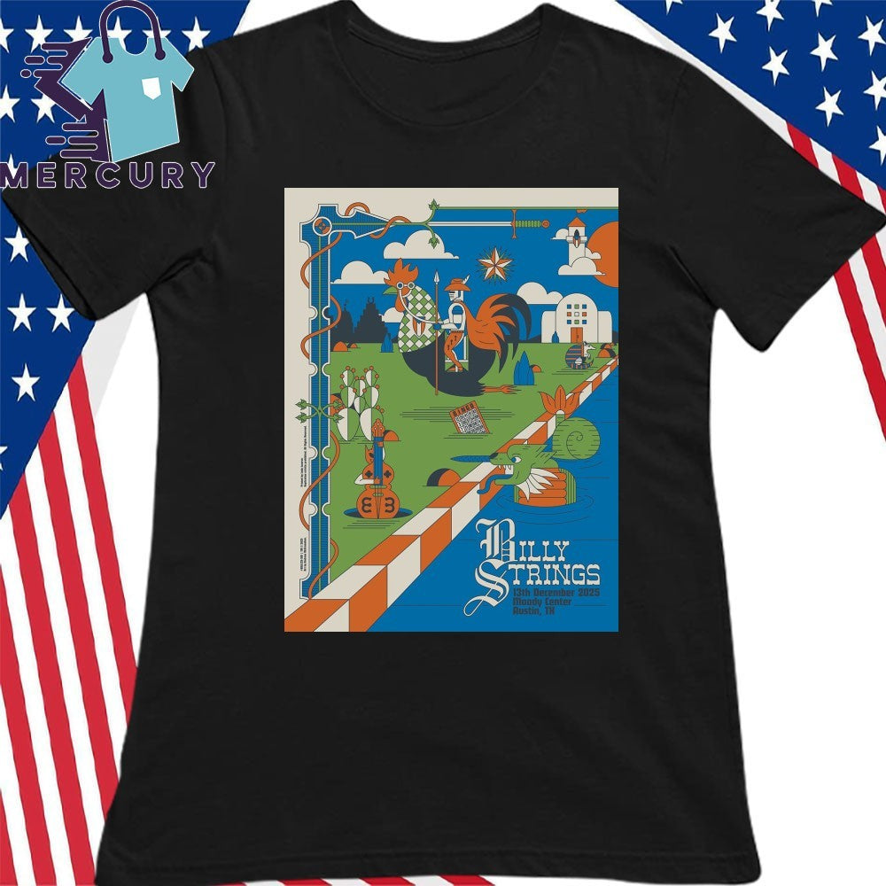 Billy Strings Dec 13 2025 Moody Center Austin TX Poster Shirt