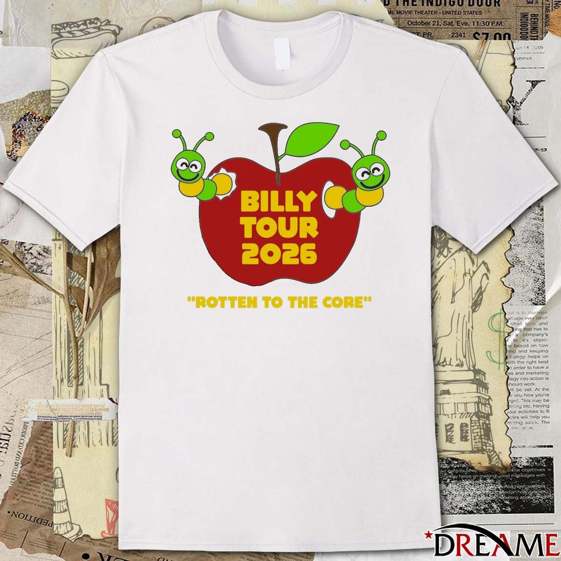 Bily Tour 2026 Rotten To The Core t-shirt