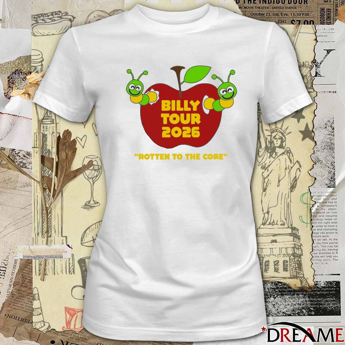 Bily Tour 2026 Rotten To The Core t-shirt