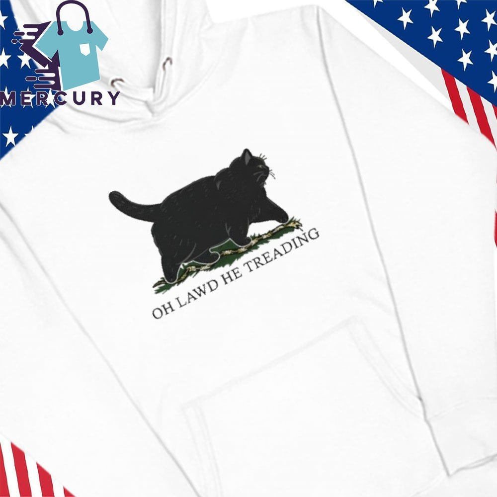 Black Cat oh lawd he treading vintage shirt