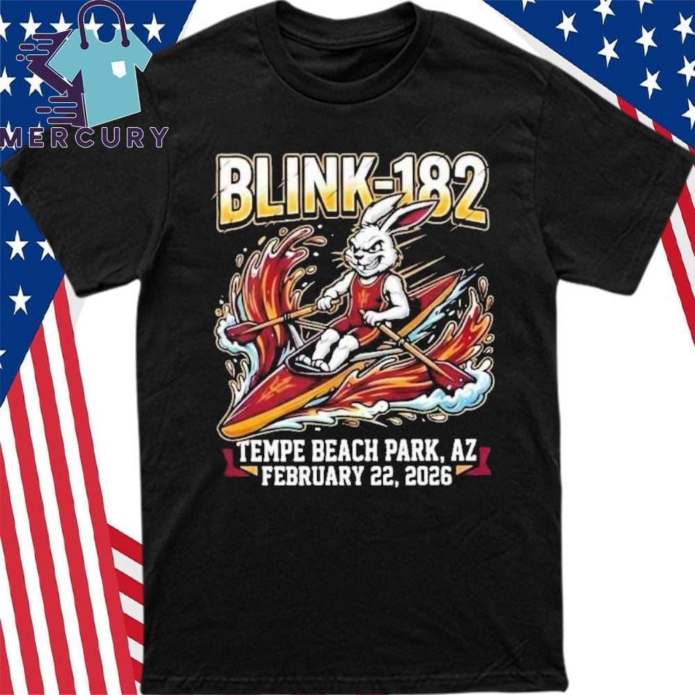 Blink-182 x ASU Rowing Music Show At Innings Festival Arizona 2026 On February 22 2026 Tempe Beach Park AZ Shirt