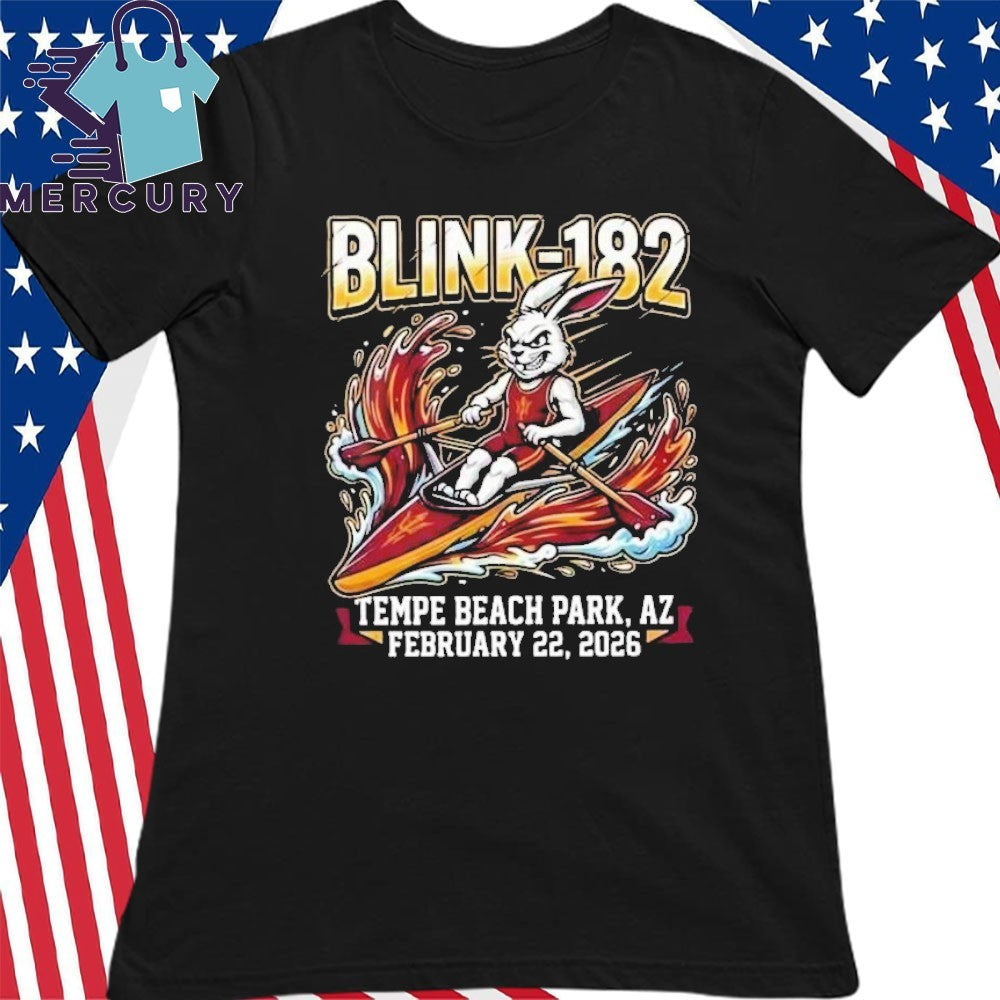 Blink-182 x ASU Rowing Music Show At Innings Festival Arizona 2026 On February 22 2026 Tempe Beach Park AZ Shirt