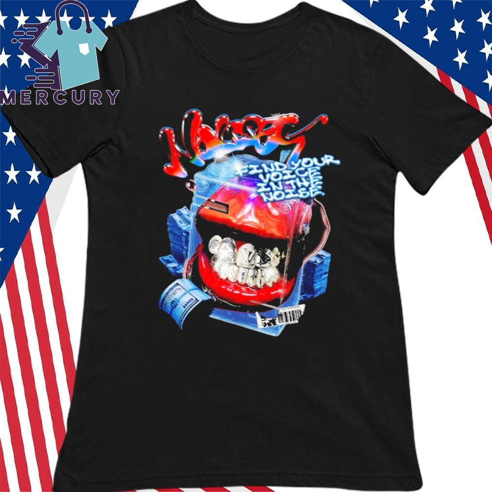 Blue-Red Tone Toothbrush Holder Art Print Shirt