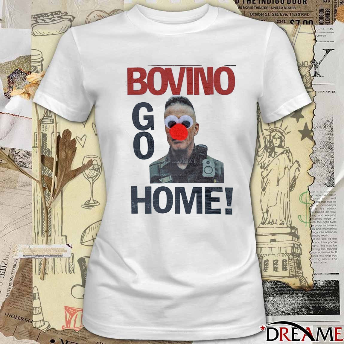 Border Patrol Commander Greg Bovino Go Home t-shirt