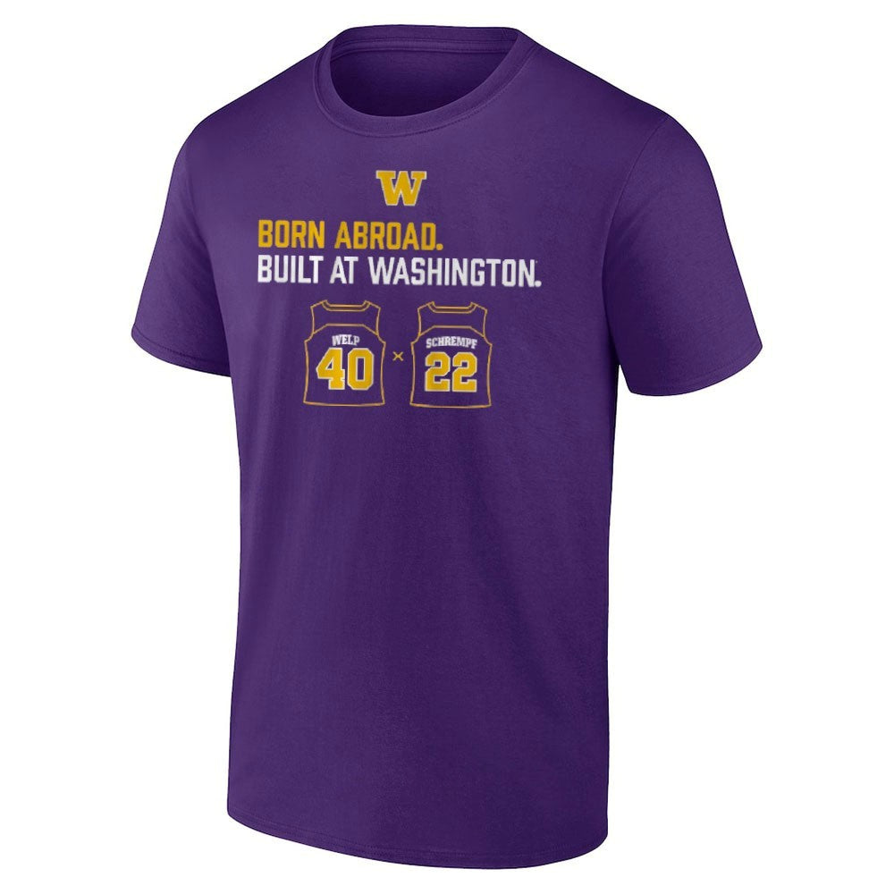 Born Abroad Built At Washington Shirt