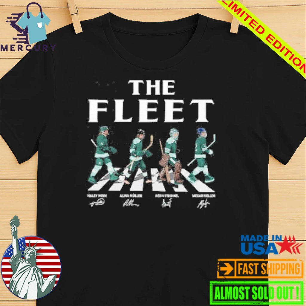 Boston Walking Road Signatures Women Ice Hockey Shirt
