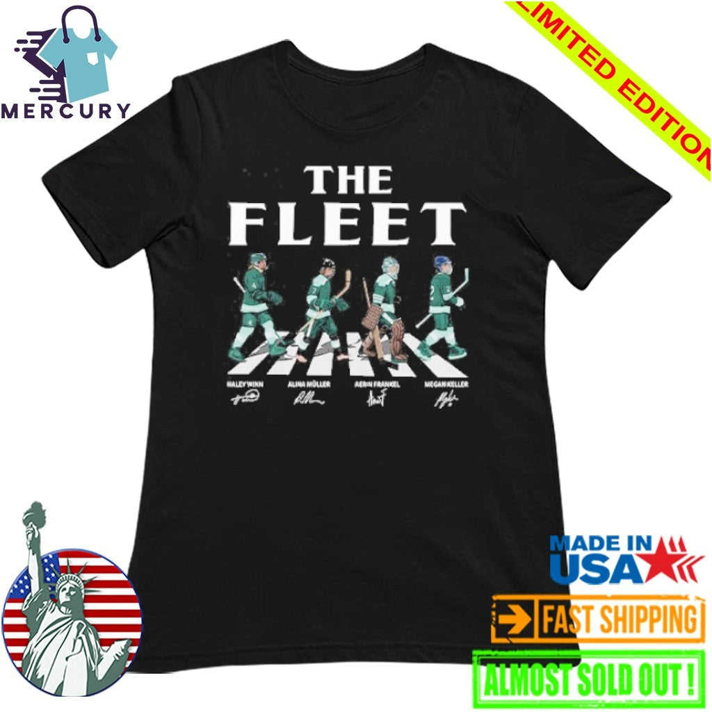 Boston Walking Road Signatures Women Ice Hockey Shirt