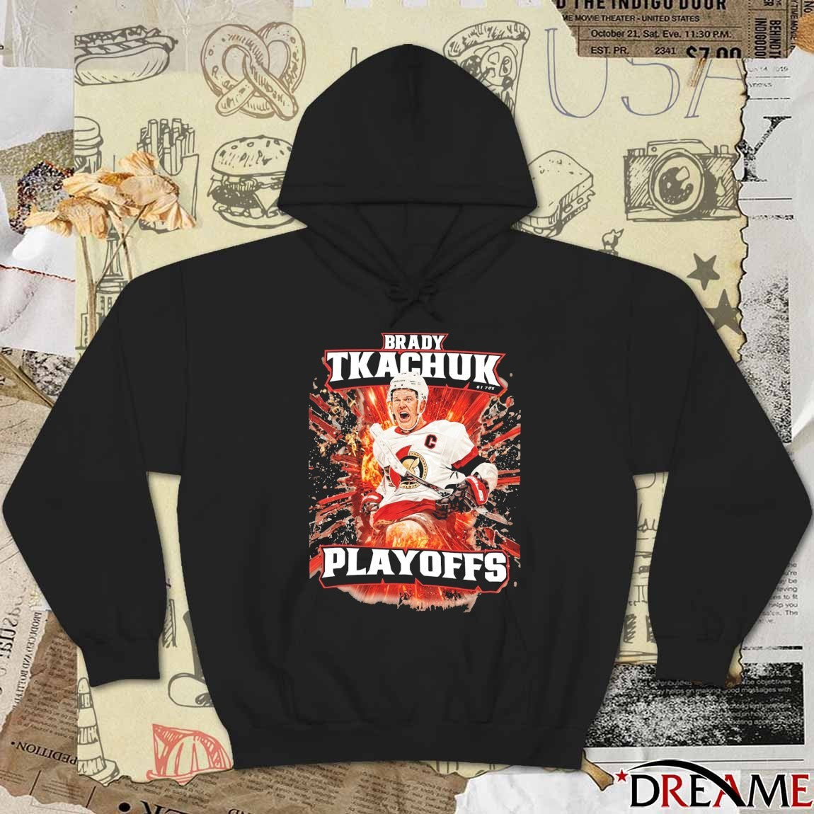 Brady Tkachuk Ottawa Senators 2026 NHL Men’s Hockey Playoffs Graphic t-shirt